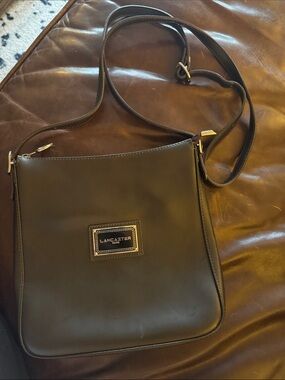 Lancaster Paris Women's Black Leather Crossbody Bag
